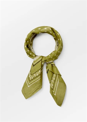 Lacia Cotta scarf Golden Cypress Green Becksøndergaard 